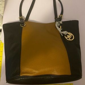 Michael Koris Jet Set Bucket Shoulder Bag